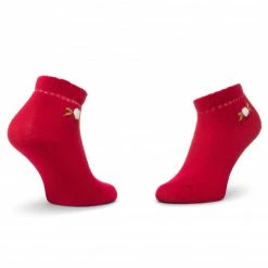 2 Pairs Of Kids' High Socks MAYORAL - 10738 Fresa 76 White, Red -Cheap Mayoral Shop 0000207163072 03 ts