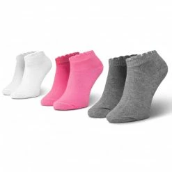 Cheap Mayoral Shop 22 3 Pairs Of Kids' Low Socks MAYORAL - 10788 Titanio Vi 81 White, Pink, Grey