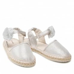 Casual Sandals Espadrilles MAYORAL - 45.377 Plata 40 Silver -Cheap Mayoral Shop 0000209533576 03 rz