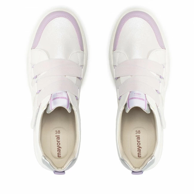 Velcro Trainers MAYORAL - 47.331 Bco/Malva 24 White 8 Velcro Trainers MAYORAL - 47.331 Bco/Malva 24 White - Image 6