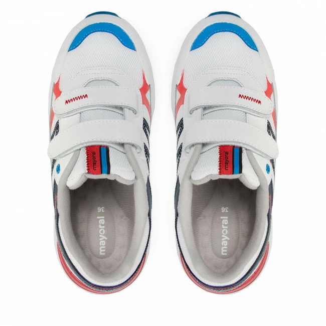 Velcro Trainers MAYORAL - 47.391 Bianco 68 White, Colourful 8 Velcro Trainers MAYORAL - 47.391 Bianco 68 White, Colourful - Image 6