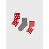 3 Pairs Of Kids' High Socks MAYORAL - 10271 Rojo 25 Red, Grey -Cheap Mayoral Shop 20 0000300673614
