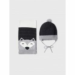 Sets Set Of Scarf + Cap MAYORAL - 10279 Carbono 15 Black